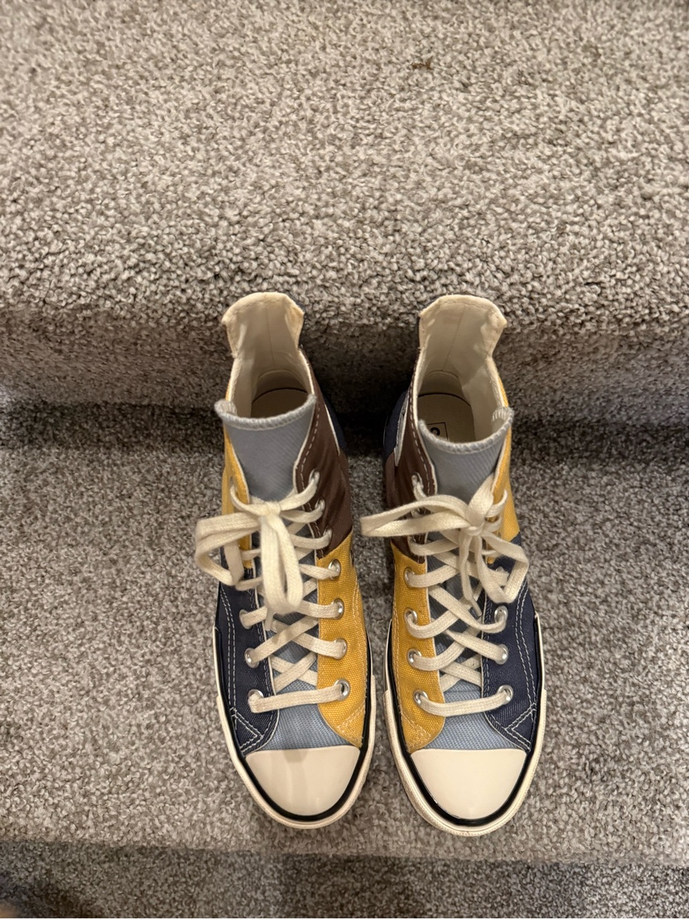 Colorblock High-Top Converse - Picture 3 of 9